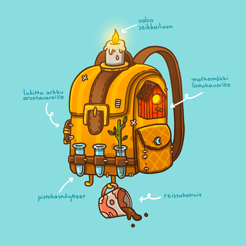 Adventurer's backbag