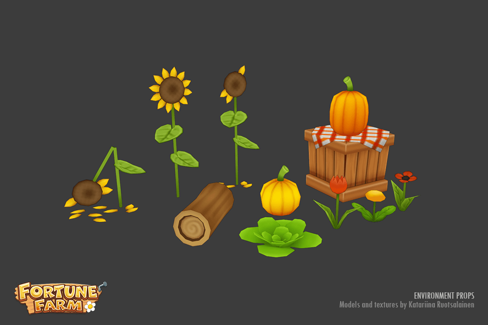 Fortune Farm: Environment props