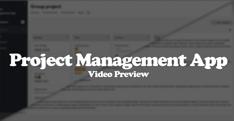 Project Management App